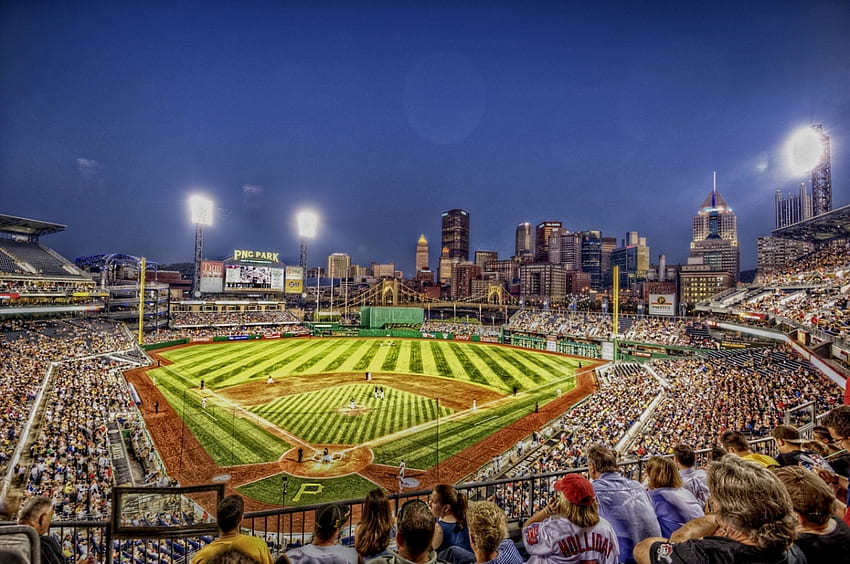 PNC Park all lit up for Christmas. Via @Pirates on Twitter : r