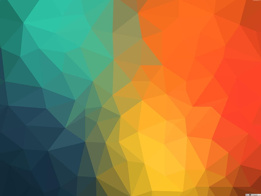 Colorful triangles, 2048 X 1536 Triangle HD wallpaper