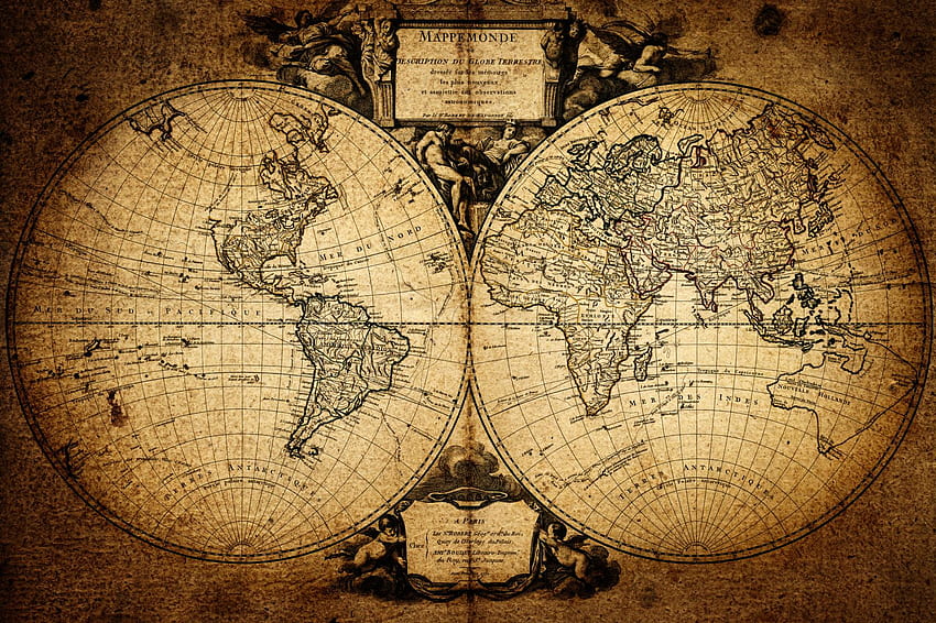 Studi globali, culturali e linguistici - Mappa del mondo Sfondo HD