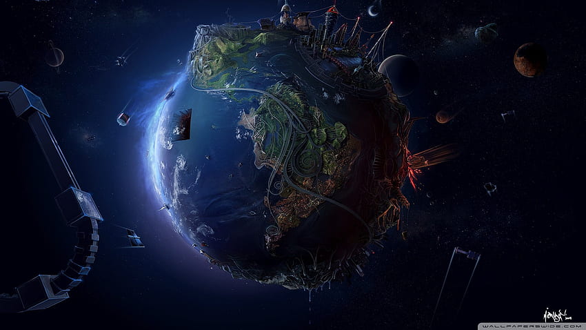... earth in the future high definition ... HD wallpaper