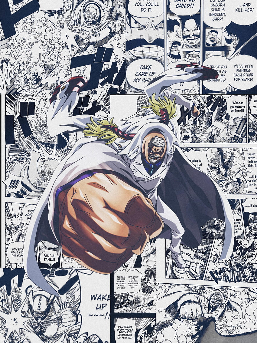 il mio Garp che ho creato. : OnePiece, il manga di One Piece Sfondo del telefono HD
