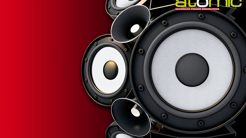 speakers background, Bass Speaker HD wallpaper