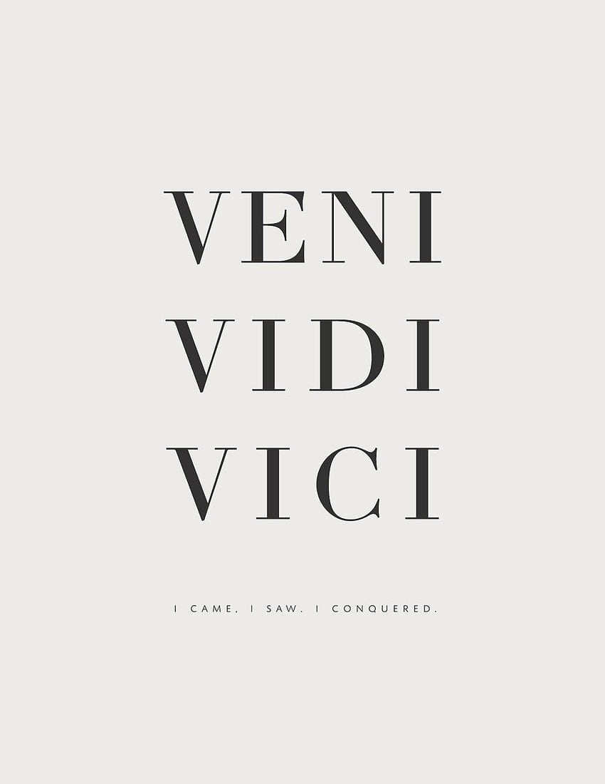 Veni Vidi Vici มือถือ วอลล์เปเปอร์โทรศัพท์ HD