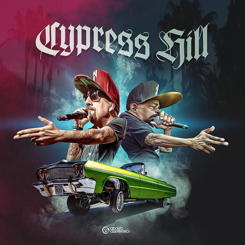 อดอล์ฟ เกร์เรโร สร้างสรรค์ Cypress Hill วอลล์เปเปอร์โทรศัพท์ HD