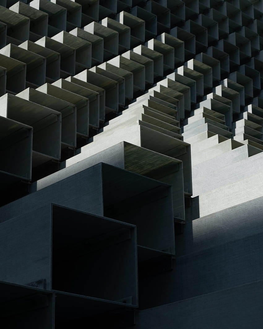 arte vetorial abstrata de cubo cinza – cinza, retângulo abstrato Papel de parede de celular HD