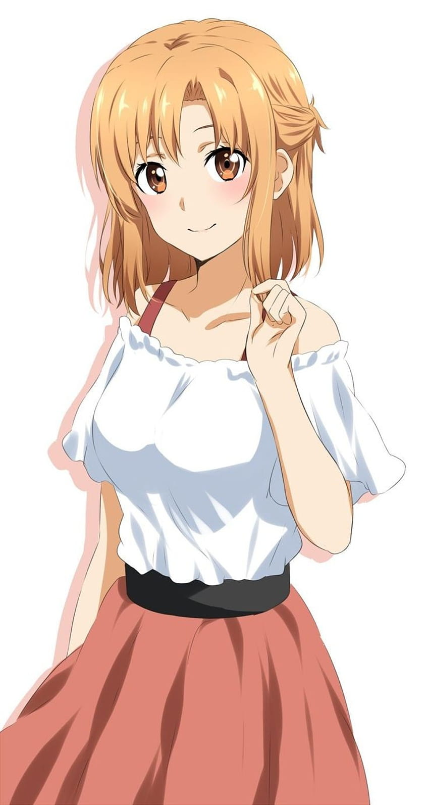 Asuna Yuuki, SAO, waifu, anime Tapeta na telefon HD