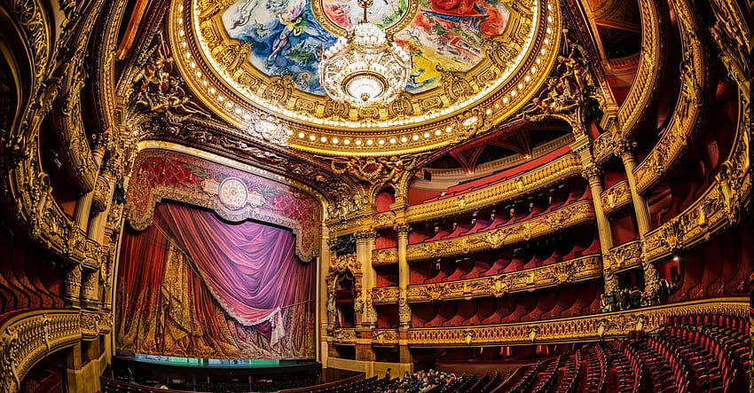 Gala an Ort und Stelle, Pariser Opernhaus HD-Hintergrundbild