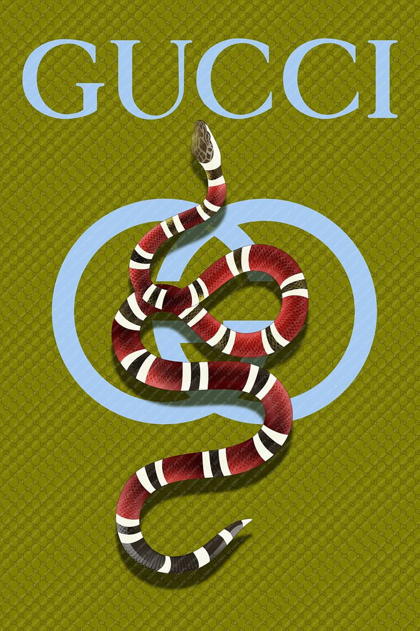Gucci Poster, Gucci Logo, Gucci Wall Art, gucci logo, gucci logo with  snake, logo gucci, gucci