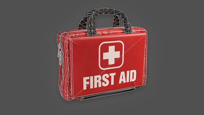 First Aid Kit 3D Model HD wallpaper