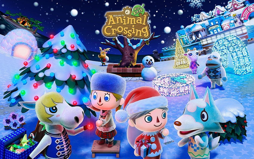 Animal Crossing: ฤดูหนาวใบไม้ใหม่ วอลล์เปเปอร์ HD