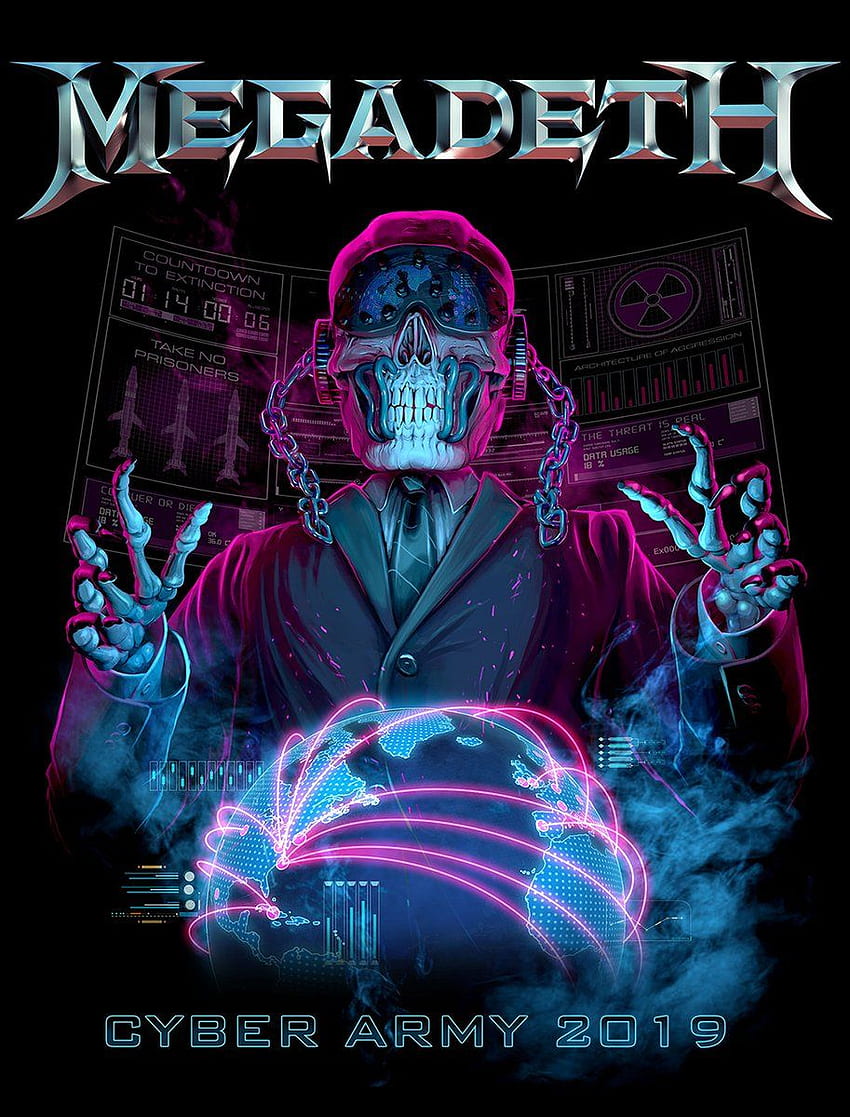 메가데스의 조니 가브리엘. 헤비메탈 음악, Megadeath, 헤비메탈 아트, Megadeth iPhone HD 전화 배경 화면