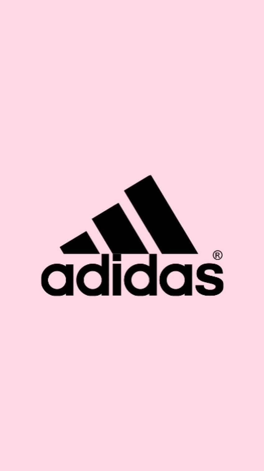 Pink Adidas, Pink Adidas Logo HD phone wallpaper |