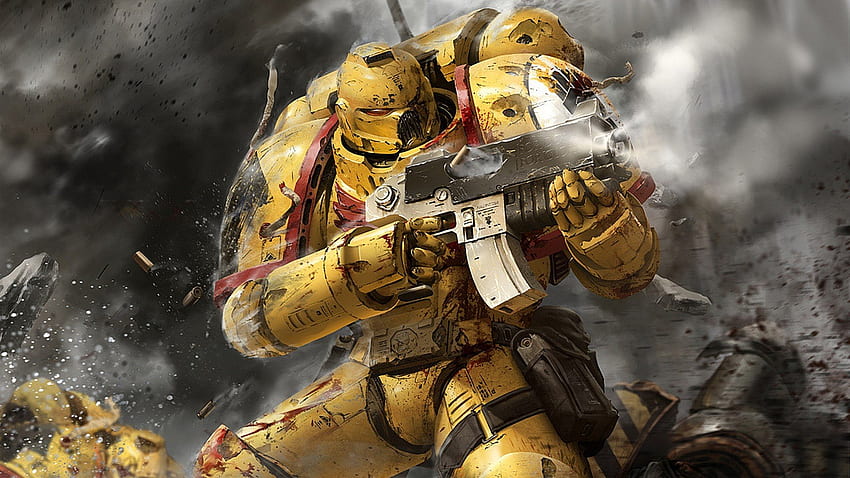 Warhammer 40.000, Space Marines, Imperial Fists / und Mobile & HD-Hintergrundbild