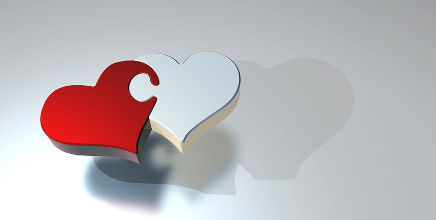 Love, Couple, Pair, Shadow, Heart HD wallpaper