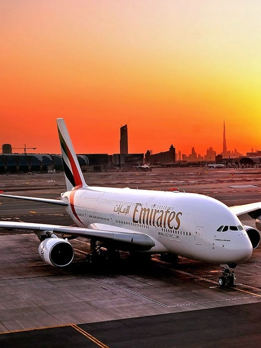 Fly Emirates Airbus A380 800 iPad Fond d'écran de téléphone HD
