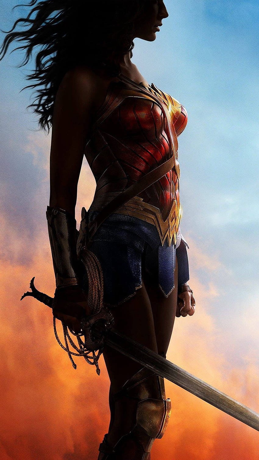 Wonder Woman Art Poster Hero Art Illustration iPhone 6 HD-Handy-Hintergrundbild