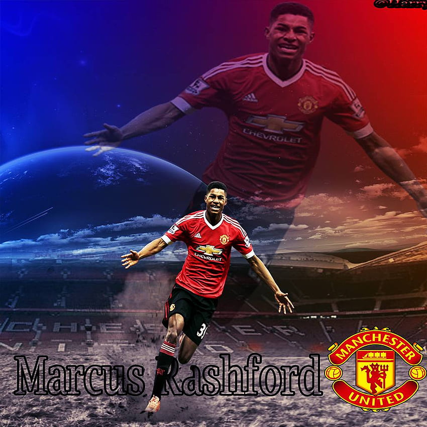 Marcus Rashford, Marcus Rashford Manchester United wallpaper ponsel HD