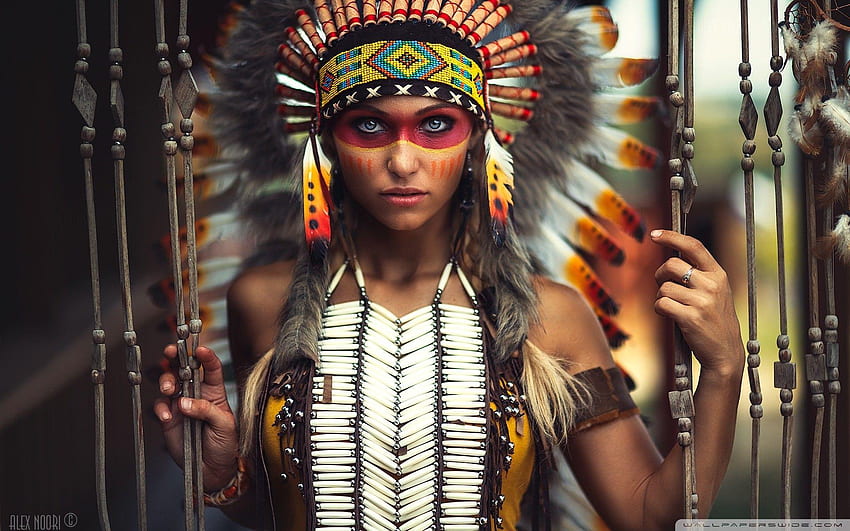 ネイティブ アメリカン インディアンの女性 高画質の壁紙
