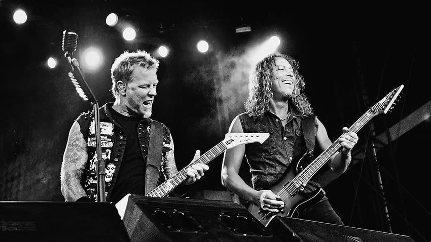 Metallica Kirk Hammett James Hetfield - James Hetfield ve Kirk Hammett HD duvar kağıdı
