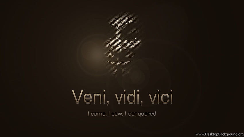 Hayat alıntı anonim veni vidi vici background_Life, Anonymous Quotes HD duvar kağıdı