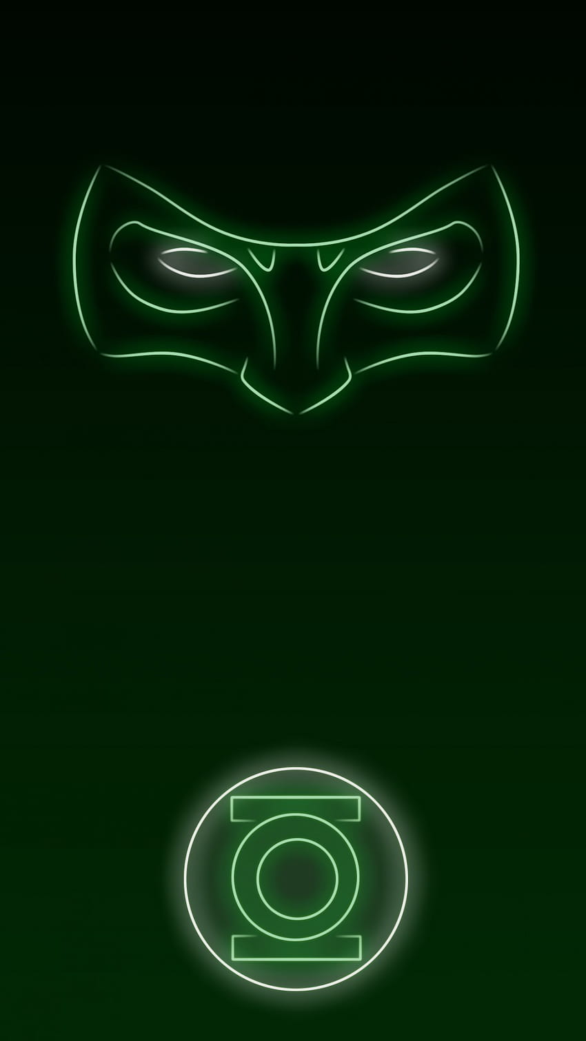 Neon Light Hero Green Lantern 1080 x 1920 - 4644331 - neon light superhero HD phone wallpaper