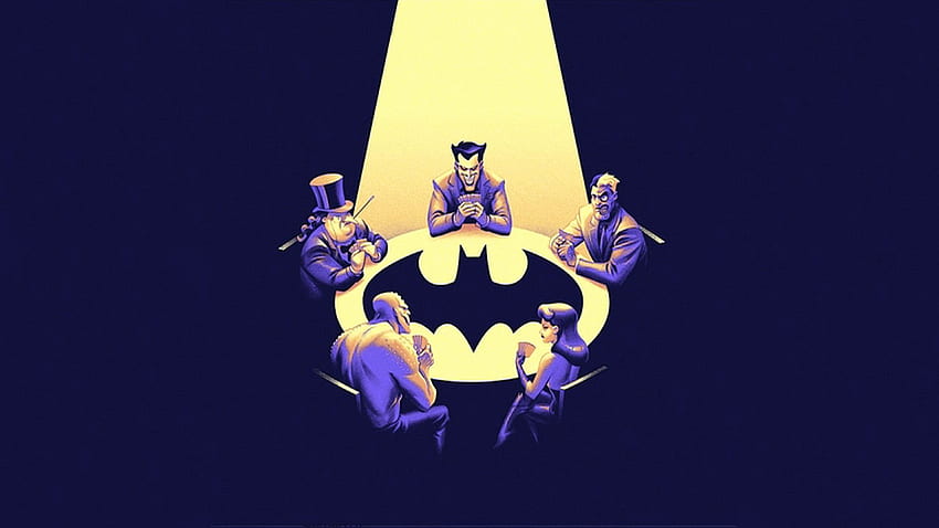 Batman la série animée, Poison Ivy Cartoon Fond d'écran HD