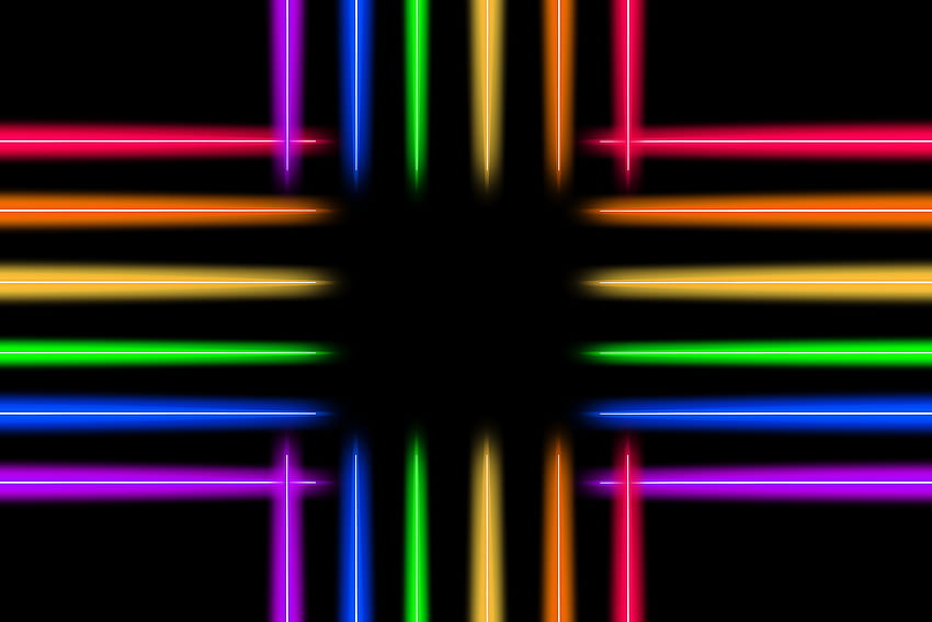 Arc en ciel, Néon, Multicolore, Motley, Texture, Lignes, Textures, Glow, Irisé Fond d'écran HD