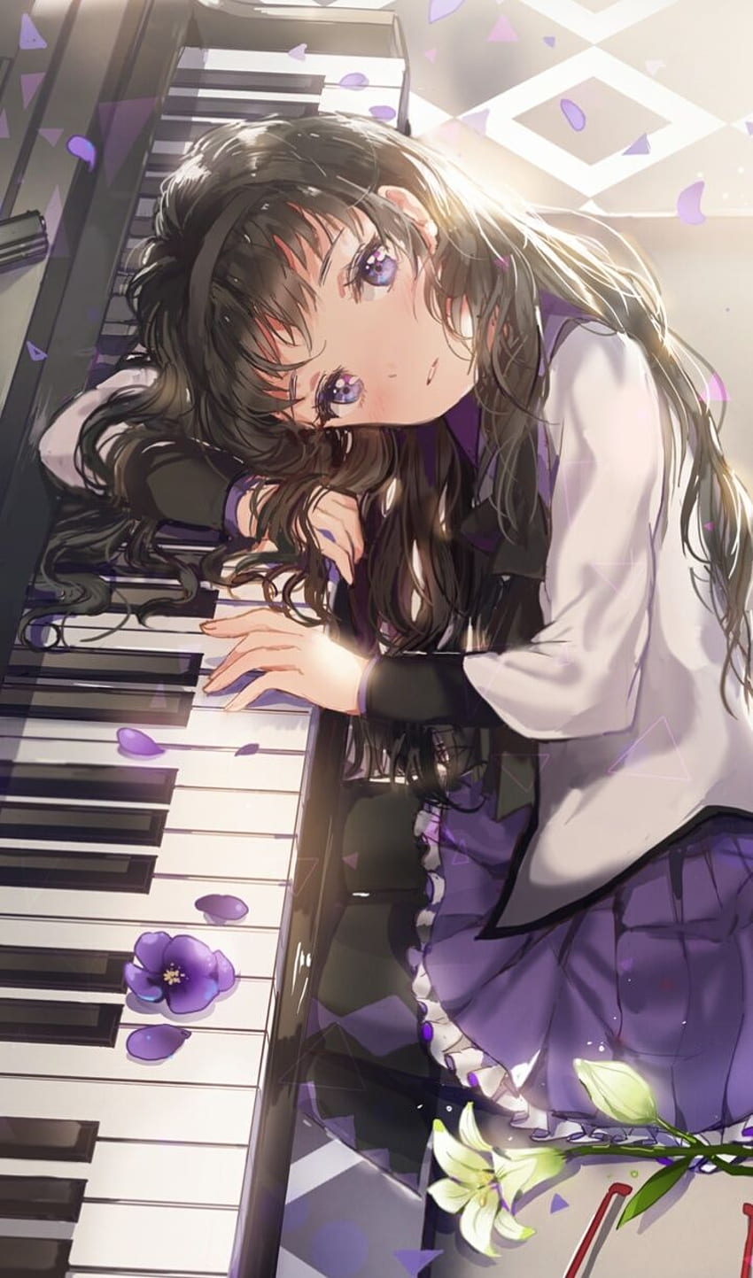 Girls with piano anime HD wallpapers | Pxfuel