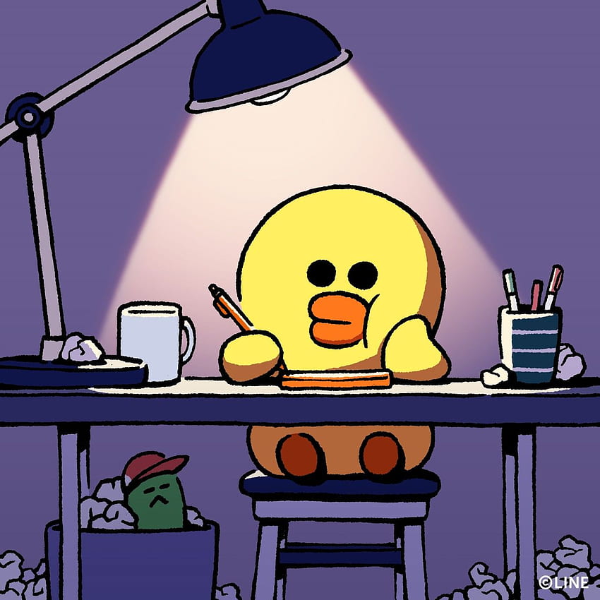 Sally Is An Adorable Yet Hot Tempered Chick Linefriends HD phone wallpaper