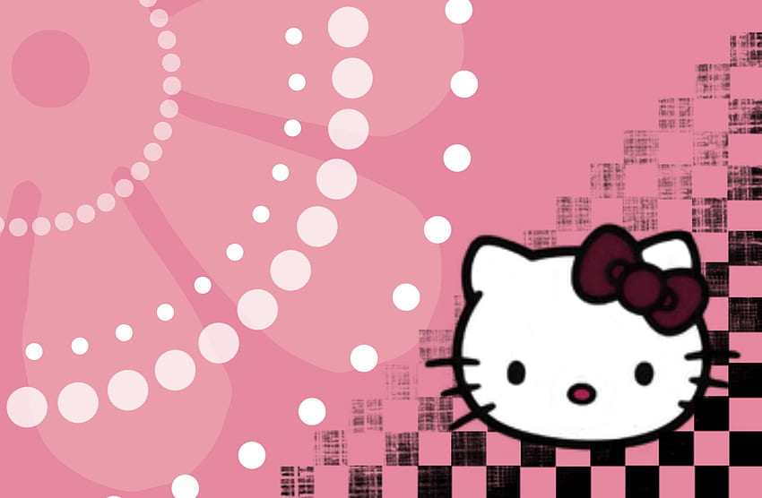 Hello Kitty Cheetah Phone Extra, Hello Kitty Spring HD wallpaper