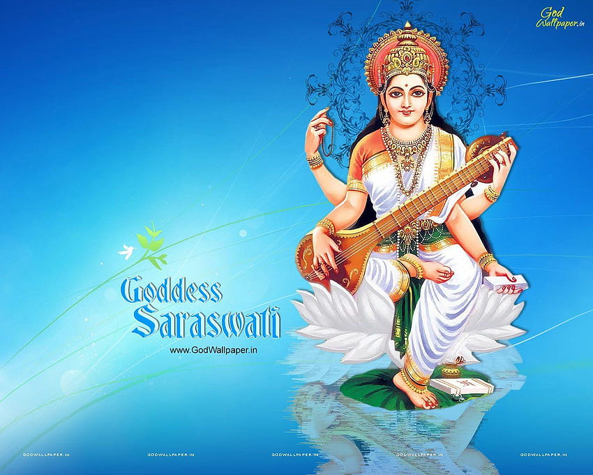 Saraswati, Lord Saraswati HD wallpaper