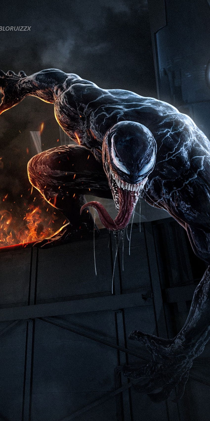 Venom  Marvel Black Venom Wallpaper Download  MobCup