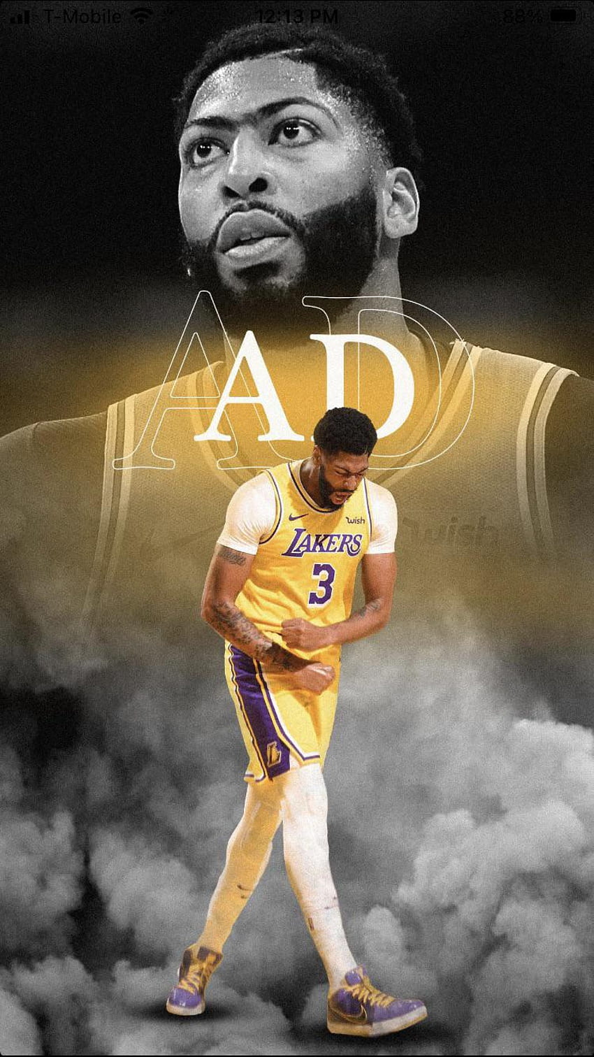 Anthony Davis per iPhone: Lakers, Lebron e Anthony Davis Sfondo del telefono HD