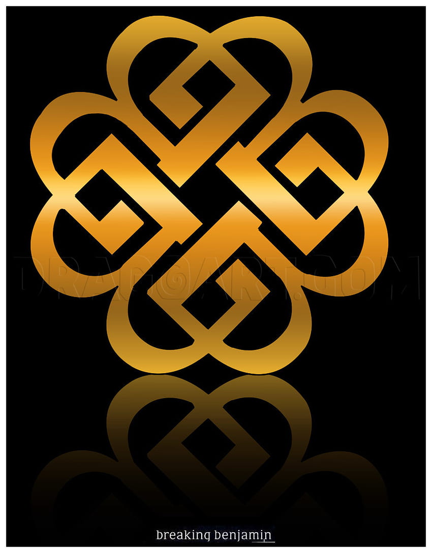 How To Draw A Celtic Knot The Breaking Benjamin Symbol, Step by Step, Drawing Guide, Breaking Benjamin Phobia HD phone wallpaper