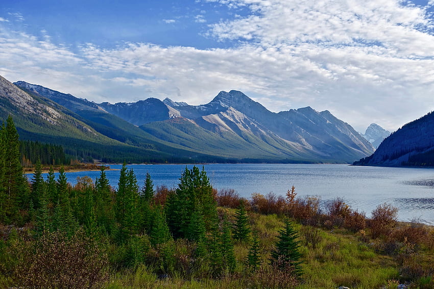 Naturaleza, Montañas, Lago, Paisaje De Montaña fondo de pantalla