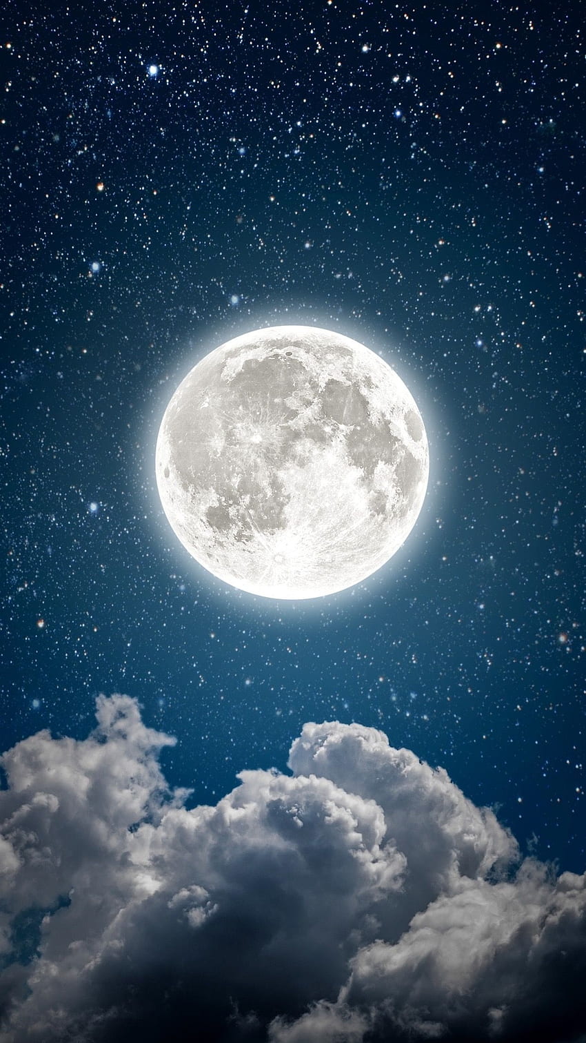Mondlicht, Monddunkel HD-Handy-Hintergrundbild