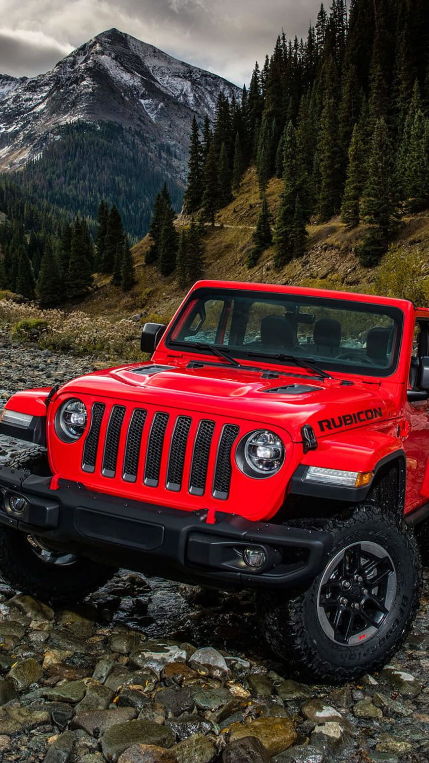Red, utility vehicle, Jeep Wrangler, outdoor, . Jeep , Car iphone , Jeep cars HD phone wallpaper