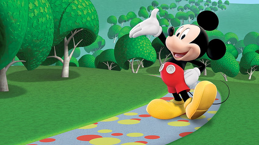 Tonton Rumah Klub Mickey Mouse. Disney+, Paskah Mickey Mouse Wallpaper HD