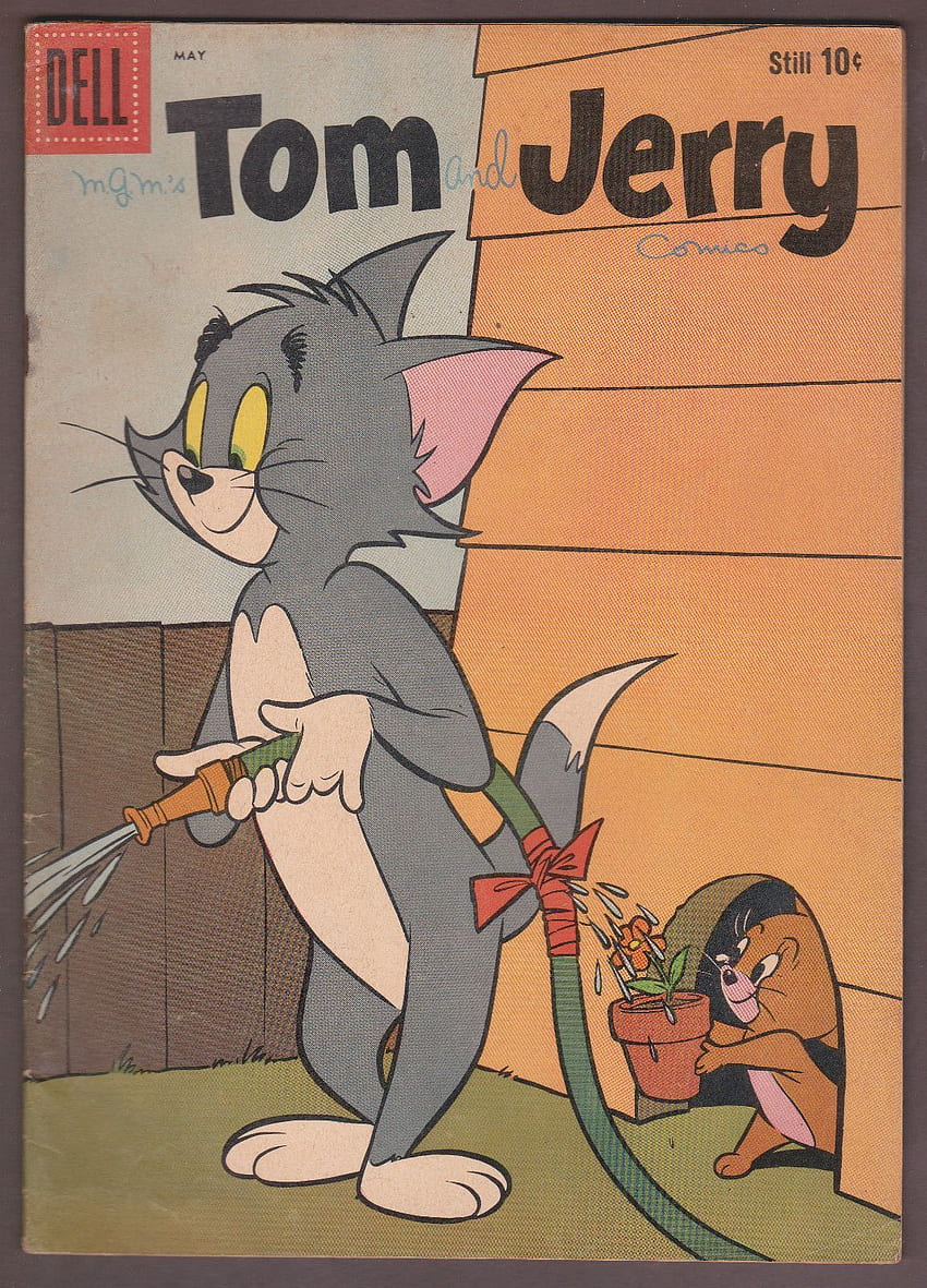 MGM's TOM AND JERRY Comic Book DELL vintage HD phone wallpaper | Pxfuel