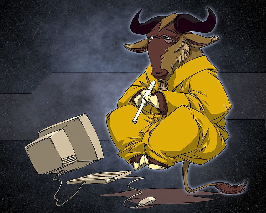 Gnu and Background HD wallpaper