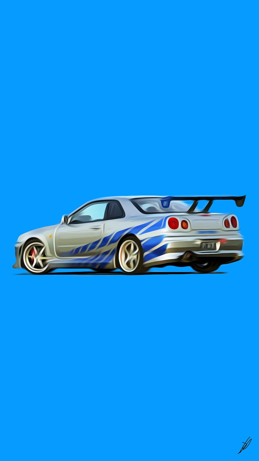 Schnell und wütend, Nissan-Skyline HD-Handy-Hintergrundbild