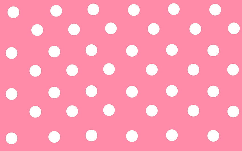 Titik polka, titik merah muda Wallpaper HD