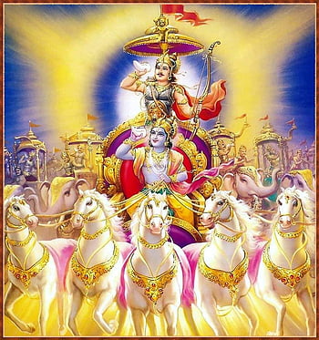 Lord krishna arjun mahabharat HD wallpapers | Pxfuel