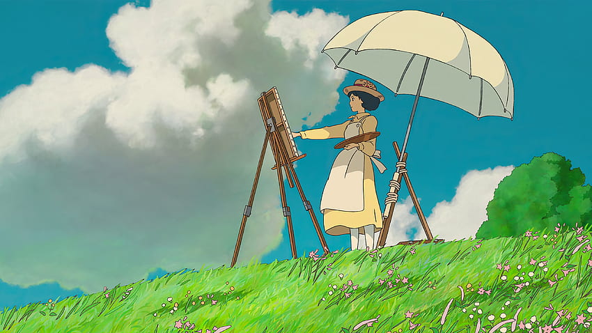 : Studio Ghibli, nature, paysage, Le vent se lève, coloré - Best of pour Andriod Fond d'écran HD