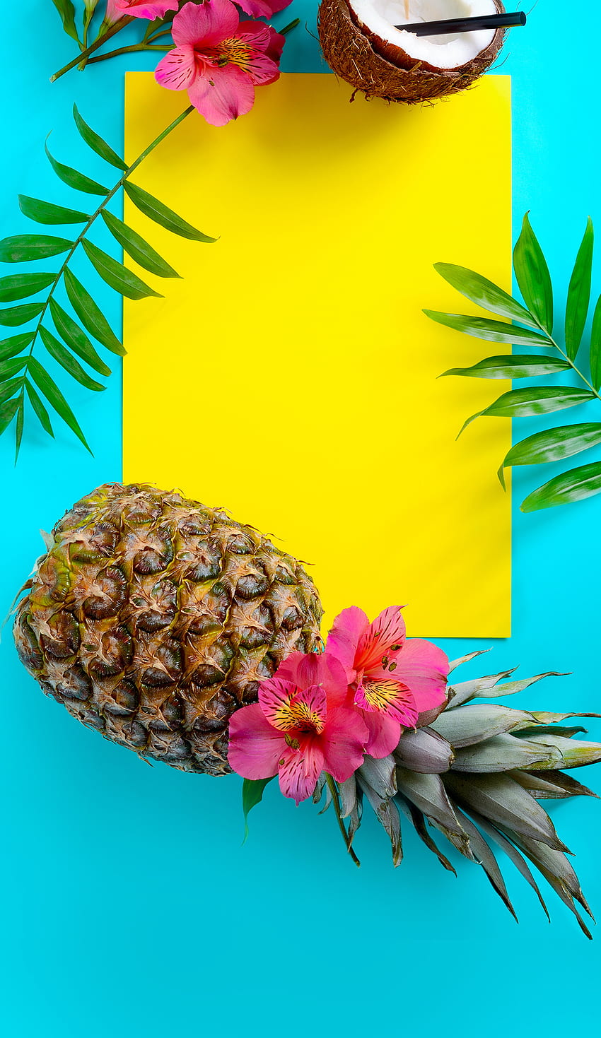 Summer , Iphone , Tropical, Fruit, , Kawaii, Beautiful Backgrounds, Signboards HD phone wallpaper