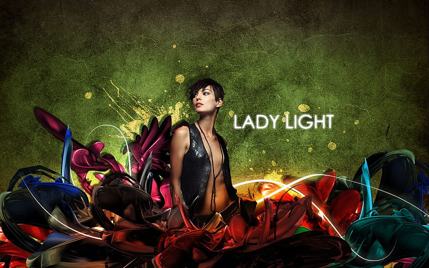LADY LIGHT, , lady, , mixed HD wallpaper