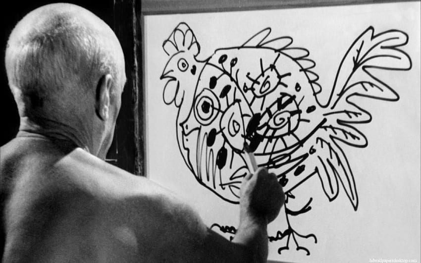 DRAGON: Picasso / Painting is a blind man's profession HD wallpaper