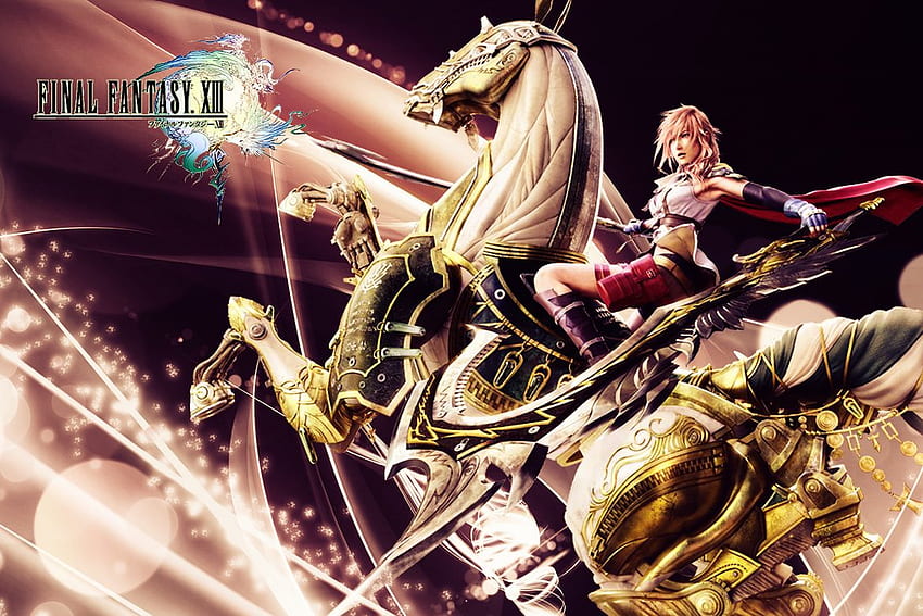 Lightning Farron, games, horse, odin, final fantasy xiii, final fantasy series, riding, final fantasy, ffxiii, game, final fantasy 13, armour, pink hair, weapons, armor, lightning, swords, anime, video game, claire farron, video games, ff13, boots HD wallpaper