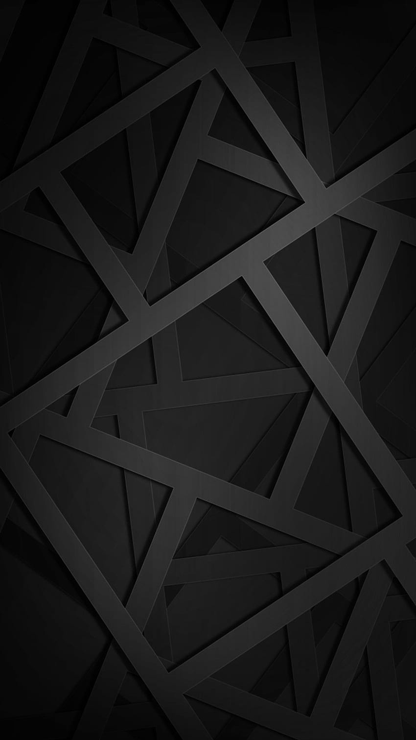 Geometric Dark Kecbio, Dark Grey Geometric HD phone wallpaper