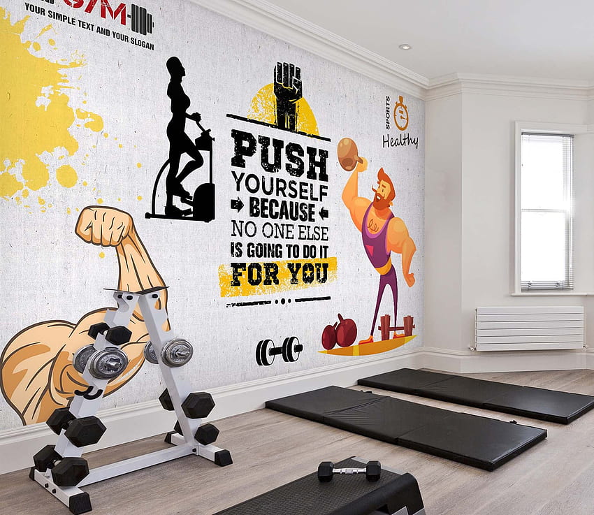 3D Fitness Equipment 049 Wall Murals, Physical Fitness HD wallpaper